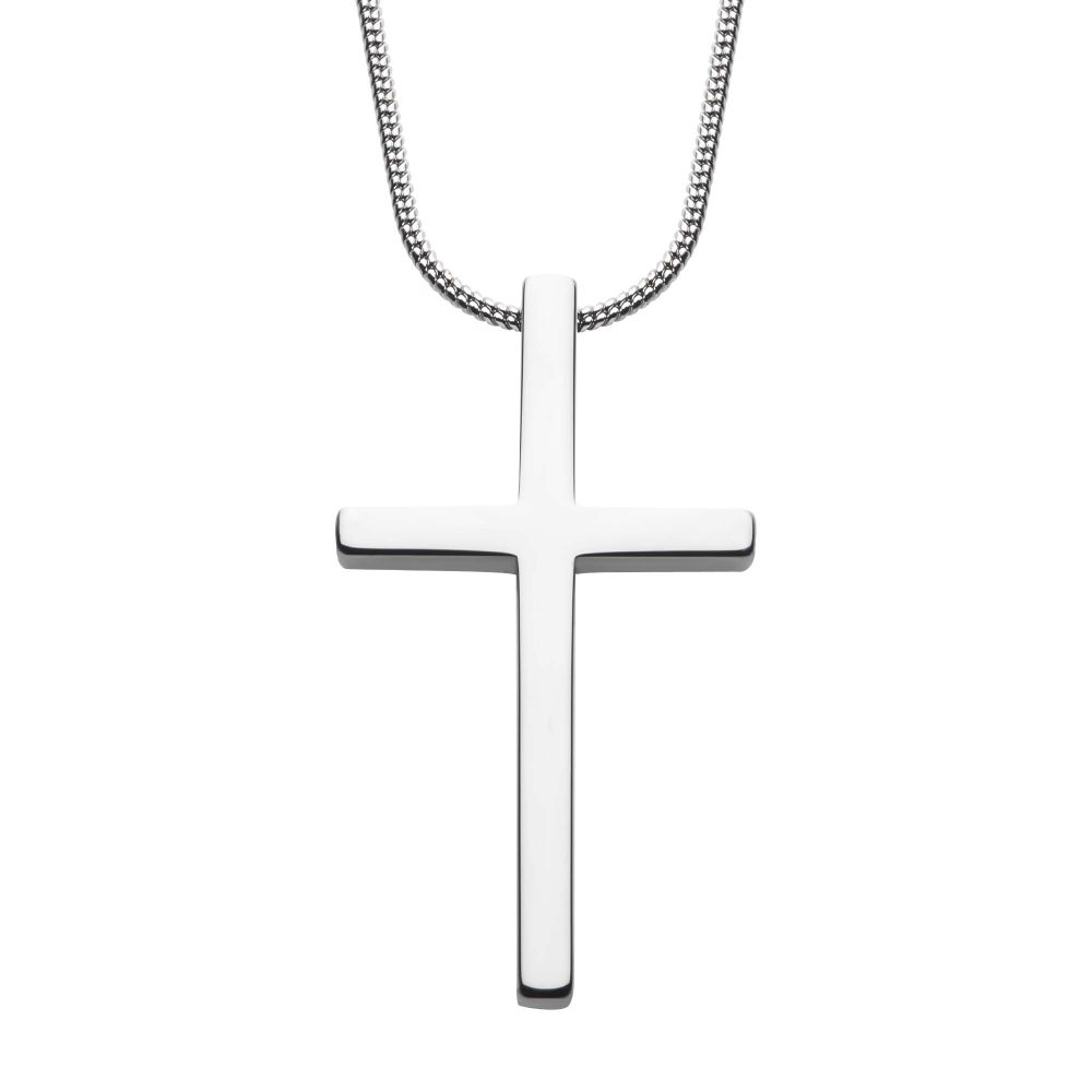 Inox Cross Necklace – Image 1