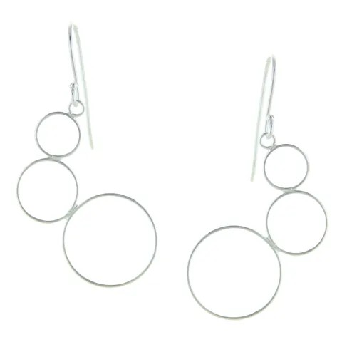 Indigo Silver Earrings – Image 1