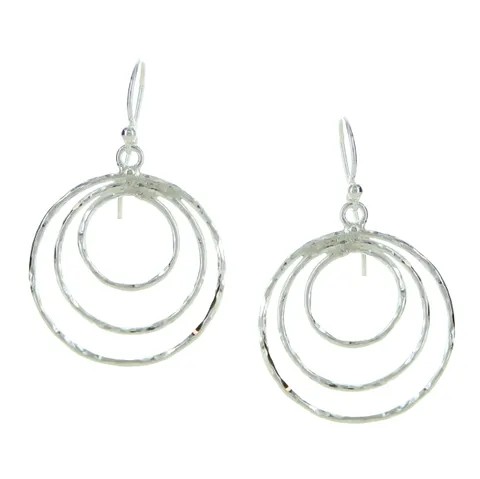 Indigo Silver Earrings – Image 1