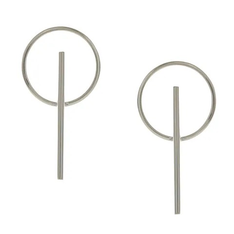 Indigo Silver Earrings – Image 1
