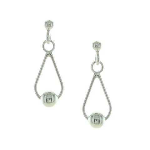 Indigo Silver Earrings – Image 1