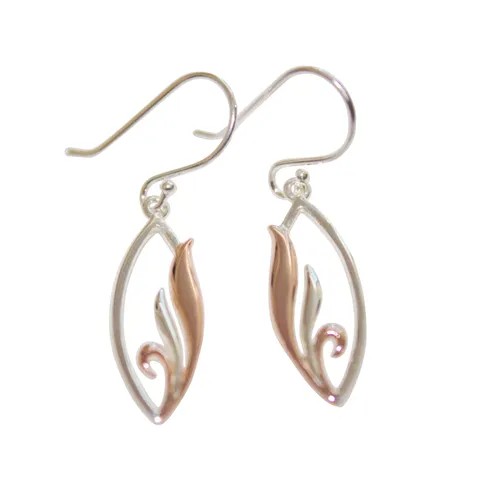 Indigo Silver Earrings – Image 1
