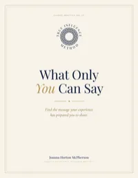 What Only You Can Say Workbook – Image 1
