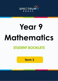 Year 9 Mathematics – Term 3 – Student Booklets – Image 1