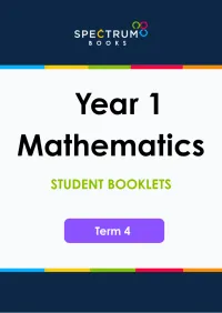 Year 1 Mathematics – Term 4 – Student Booklets – Image 1