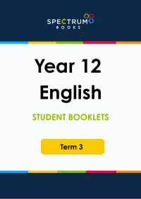 Year 12 English – Term 3 – Student Booklets – Image 1