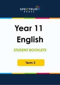 Year 11 English – Term 3 – Student Booklets – Image 1