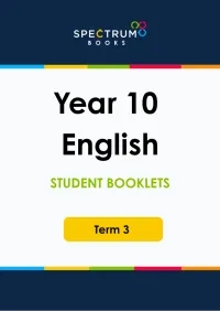 Year 10 English – Term 3 – Student Booklets – Image 1
