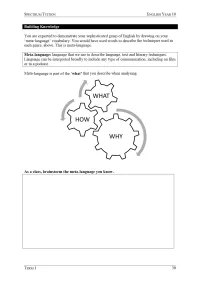 Year 10 English – Term 1 – Student Booklets – Image 4