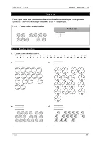 Year 1 Mathematics – Term 1 – Student Booklets – Image 3