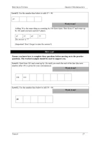 Year 1 Mathematics – Term 4 – Student Booklets – Image 4