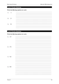 Year 2 Mathematics – Term 1 – Student Booklets – Image 6