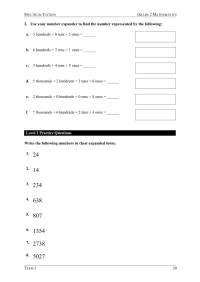 Year 2 Mathematics – Term 2 – Student Booklets – Image 8