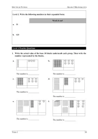Year 2 Mathematics – Term 2 – Student Booklets – Image 7