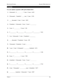 Year 2 Mathematics – Term 2 – Student Booklets – Image 5