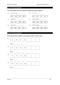 Year 2 Mathematics – Term 4 – Student Booklets – Image 5