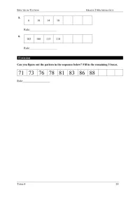 Year 2 Mathematics – Term 4 – Student Booklets – Image 6