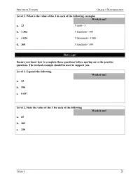 Year 4 Mathematics – Term 1 – Student Booklets – Image 4