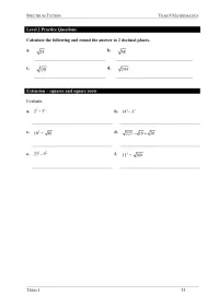 Year 8 Mathematics – Term 1 – Student Booklets – Image 5