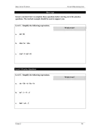 Year 8 Mathematics – Term 2 – Student Booklets – Image 6