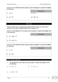 Year 9 Mathematics – Term 2 – Student Booklets – Image 5