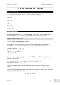 Year 9 Mathematics – Term 2 – Student Booklets – Image 3