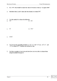 Year 9 Mathematics – Term 2 – Student Booklets – Image 7