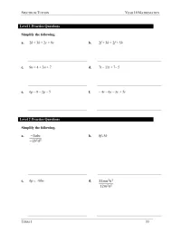 Year 10 Mathematics – Term 1 – Student Booklets – Image 6