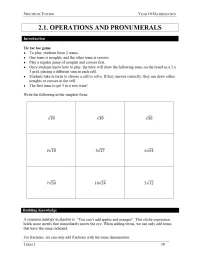 Year 10 Mathematics – Term 1 – Student Booklets – Image 3