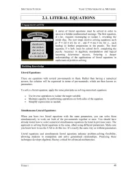 Year 12 Mathematics – Term 1 – Student Booklets – Image 3
