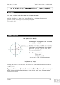 Year 12 Mathematics – Term 2 – Student Booklets – Image 3
