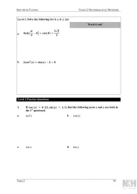 Year 12 Mathematics – Term 2 – Student Booklets – Image 7