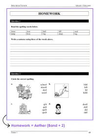 Year 1 English – Term 1 – Student Booklets – Image 7