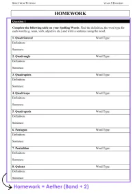 Year 5 English – Term 1 – Student Booklets – Image 7