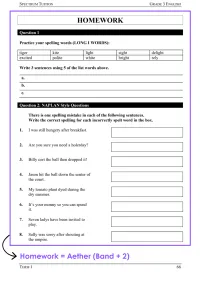 Year 3 English – Term 1 – Student Booklets – Image 7