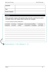 Year 7 English – Term 1 – Student Booklets – Image 7