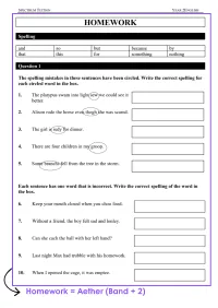 Year 2 English – Term 1 – Student Booklets – Image 9