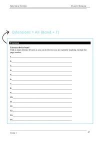 Year 12 English – Term 1 – Student Booklets – Image 7