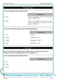 Year 4 Mathematics – Term 1 – Student Booklets – Image 5