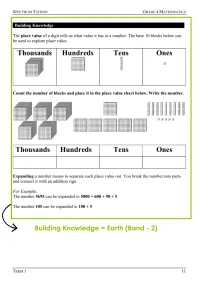 Year 4 Mathematics – Term 1 – Student Booklets – Image 4