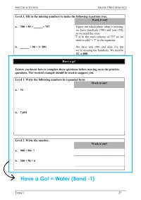 Year 3 Mathematics – Term 1 – Student Booklets – Image 5