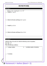 Year 12 Mathematics – Term 1 – Student Booklets – Image 7