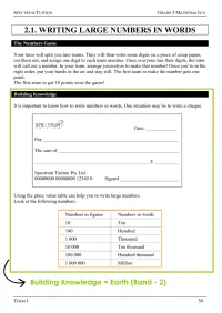 Year 5 Mathematics – Term 1 – Student Booklets – Image 3