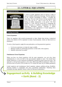 Year 12 Mathematics – Term 1 – Student Booklets – Image 3