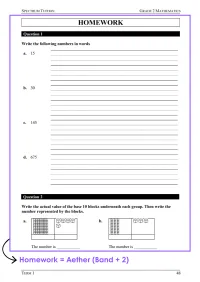 Year 2 Mathematics – Term 1 – Student Booklets – Image 8