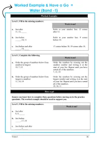 Year 1 Mathematics – Term 1 – Student Booklets – Image 4