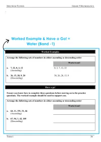 Year 5 Mathematics – Term 1 – Student Booklets – Image 4