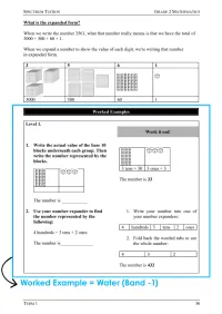 Year 2 Mathematics – Term 1 – Student Booklets – Image 4