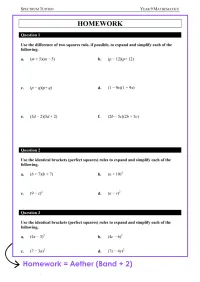 Year 9 Mathematics – Term 2 – Student Booklets – Image 8