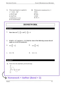 Year 12 Mathematics – Term 2 – Student Booklets – Image 7